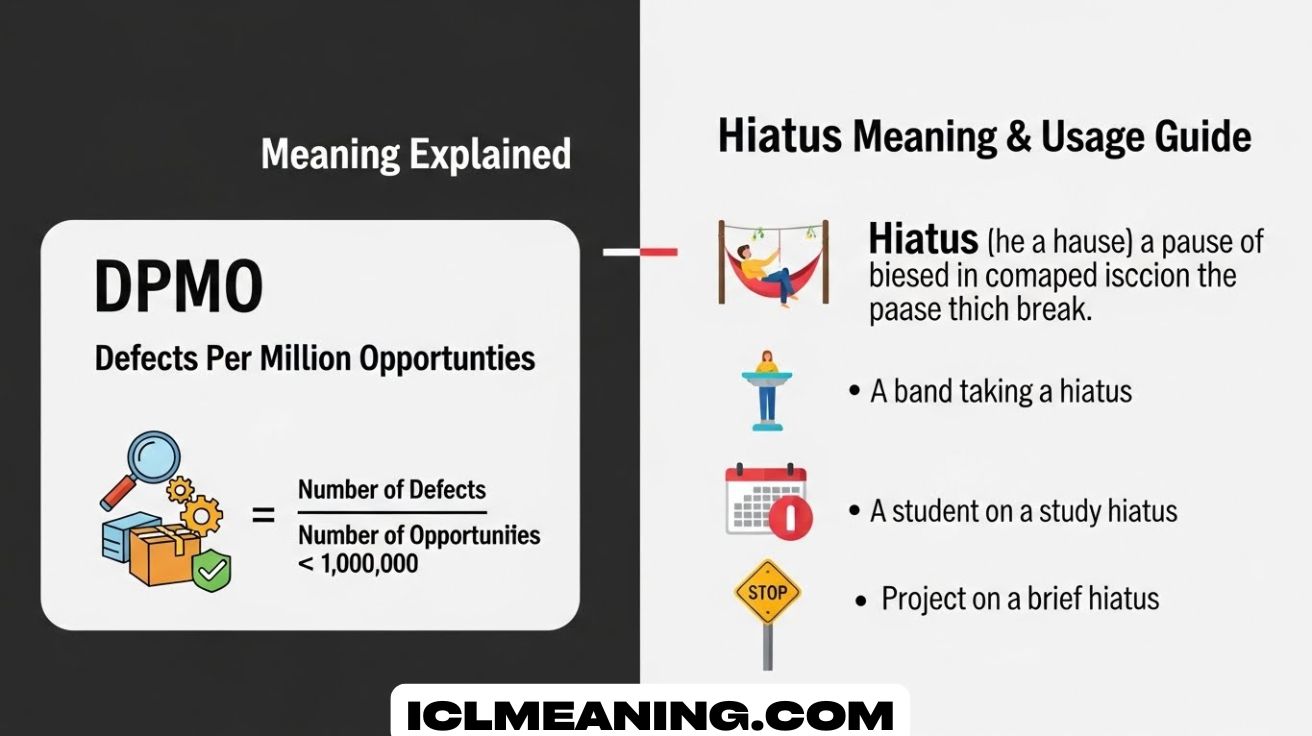 DPMO Meaning Explained: Hiatus Meaning & Usage Guide