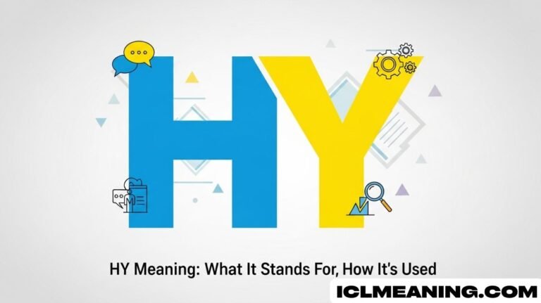 HY Meaning