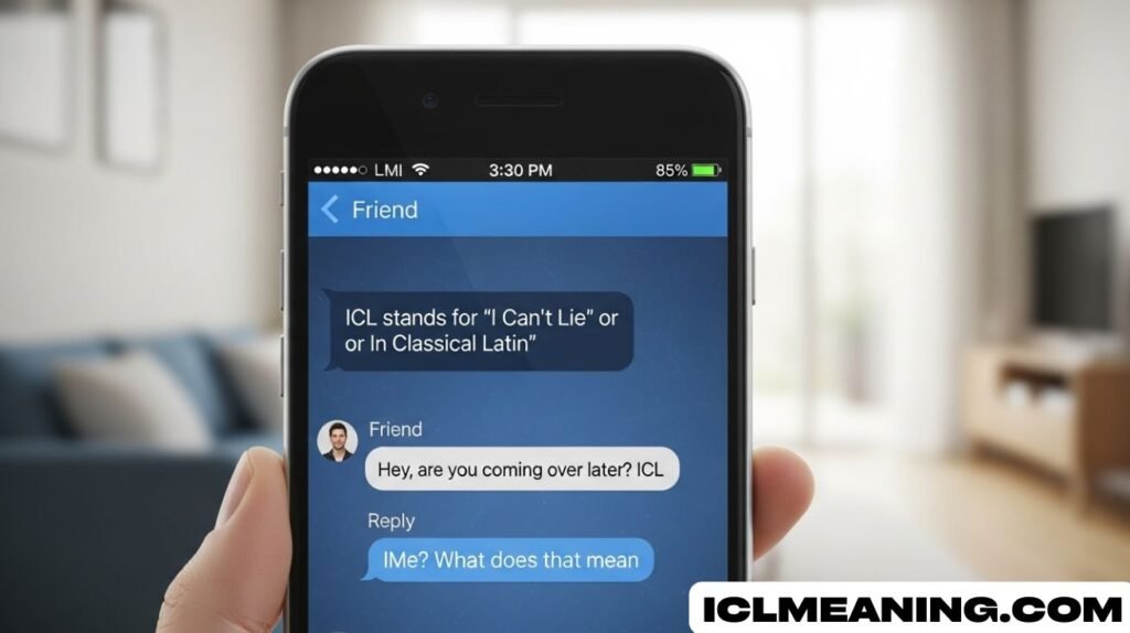 ICL Meaning in Text Messages