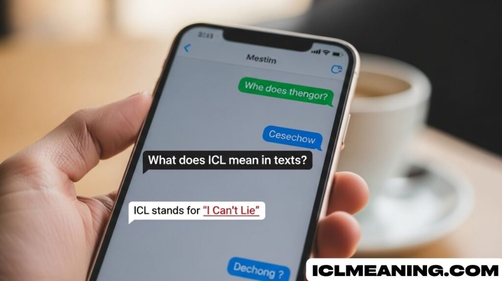 ICL Meaning in Text Messages