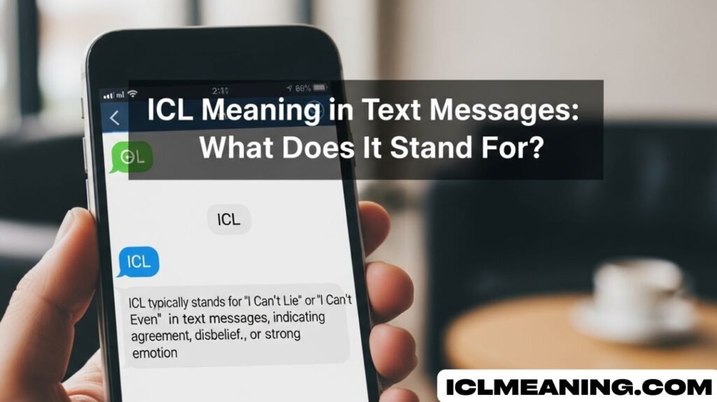 ICL Meaning in Text Messages
