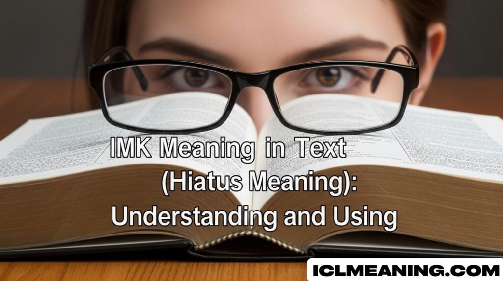 IMK Meaning in Text