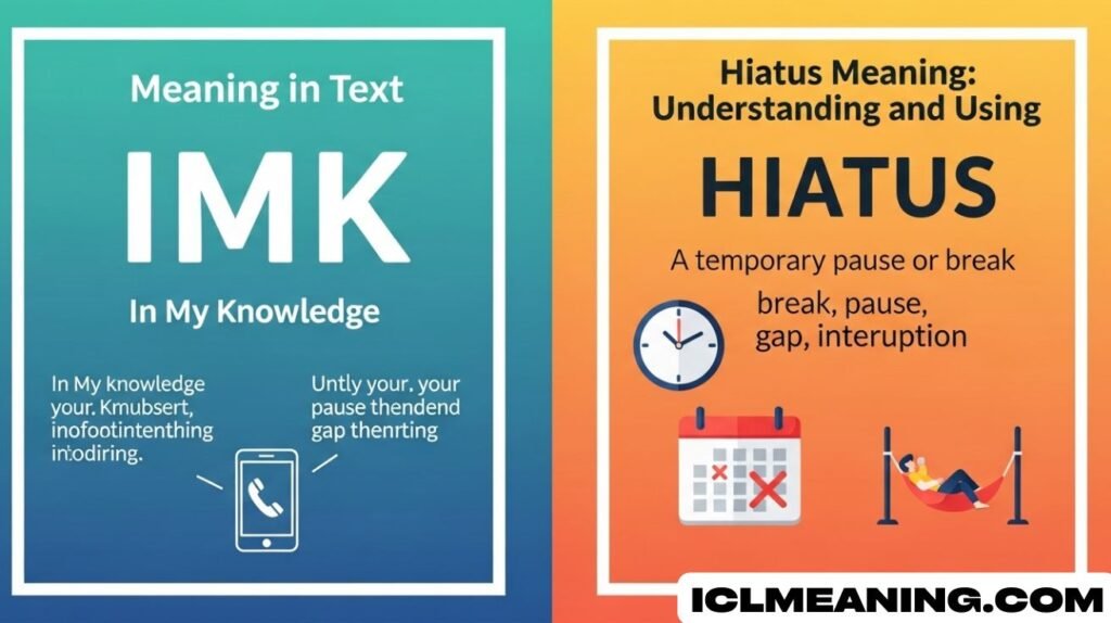 IMK Meaning in Text