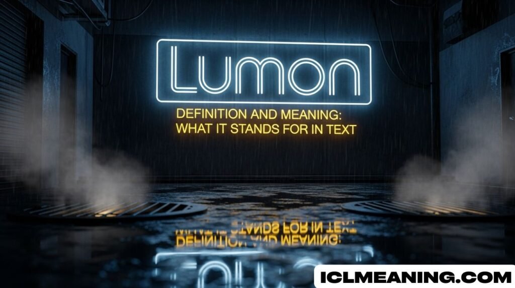 Lumon Definition and Meaning