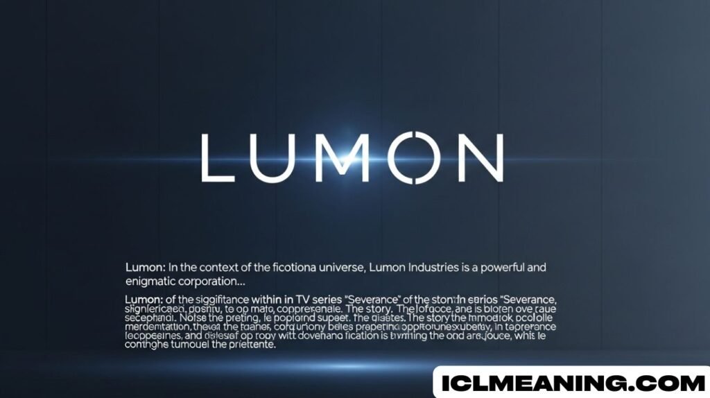 Lumon Definition and Meaning