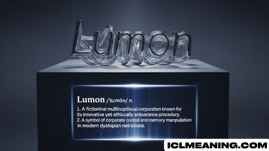 Lumon Definition and Meaning