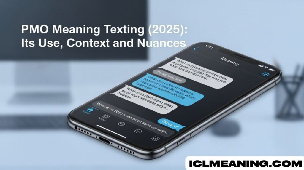 PMO Meaning Texting