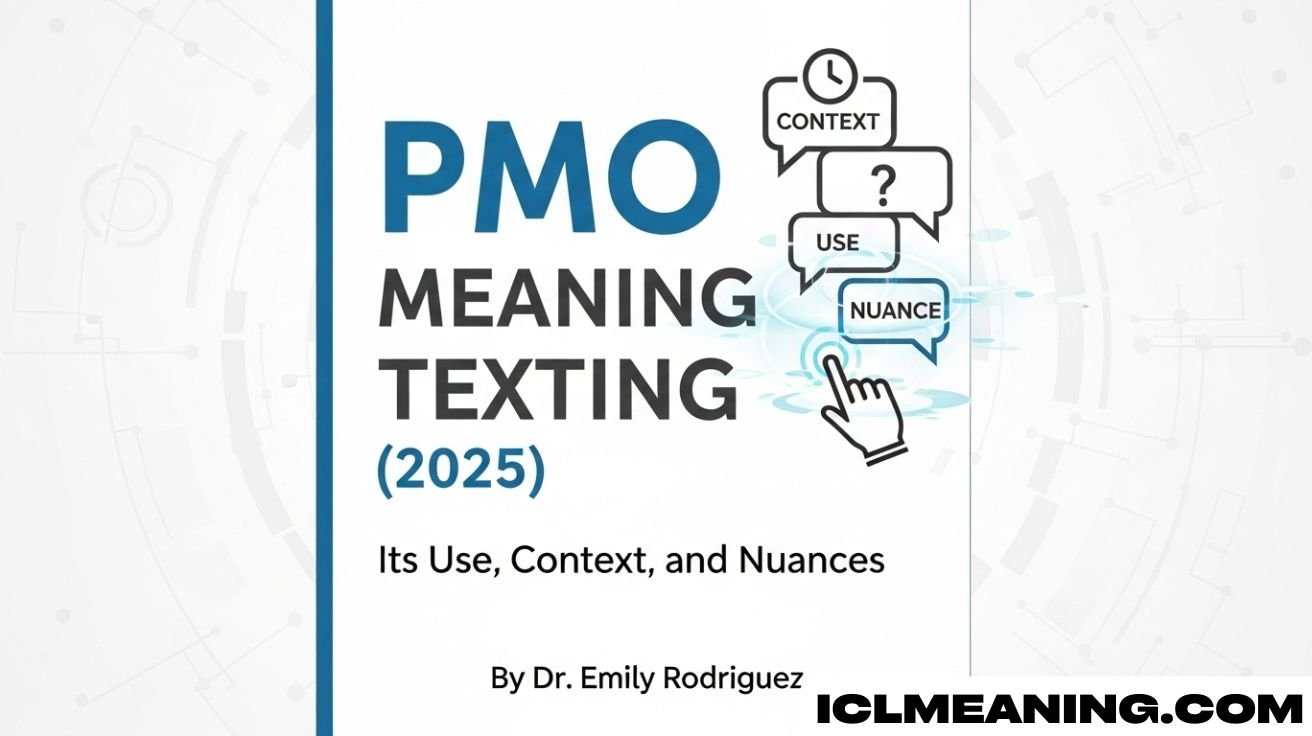 PMO Meaning Texting