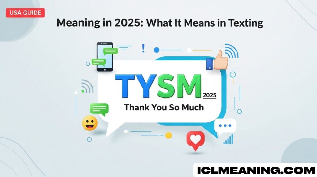 TYSM Meaning in 2025: What It Means in Texting (USA Guide) TYSM Meaning