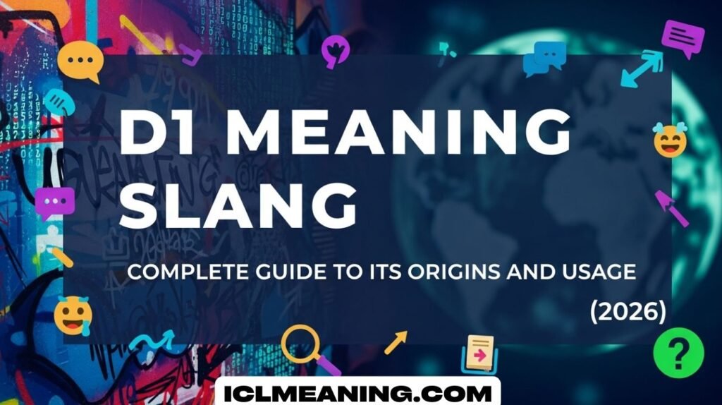 D1 Meaning Slang