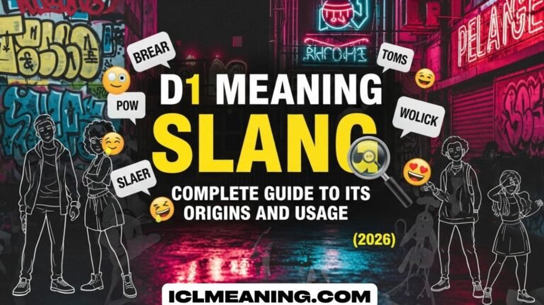 D1 Meaning Slang