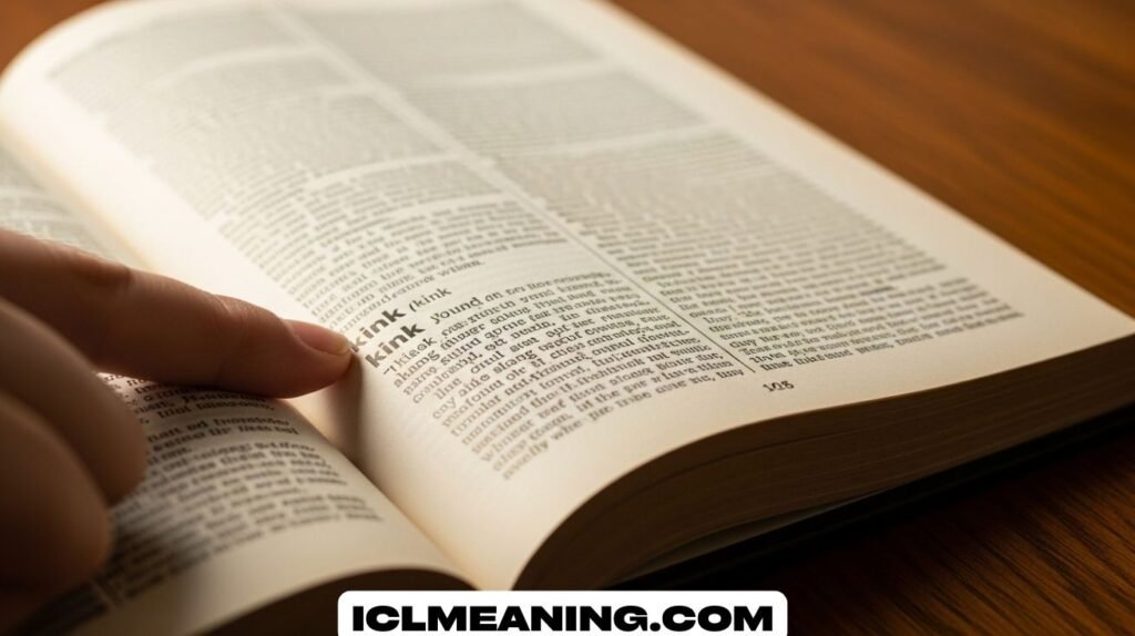 Kink Meaning Slang