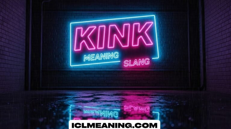 Kink Meaning Slang