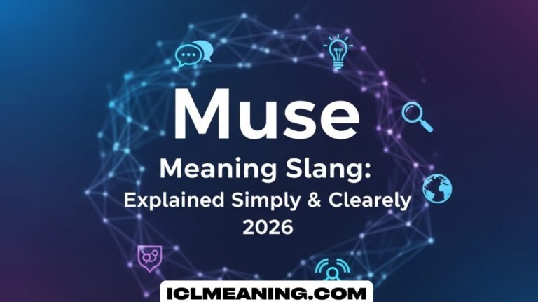 Muse Meaning Slang