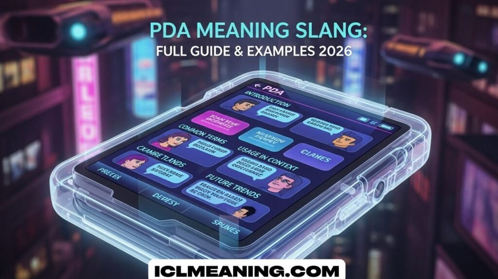 PDA Meaning Slang