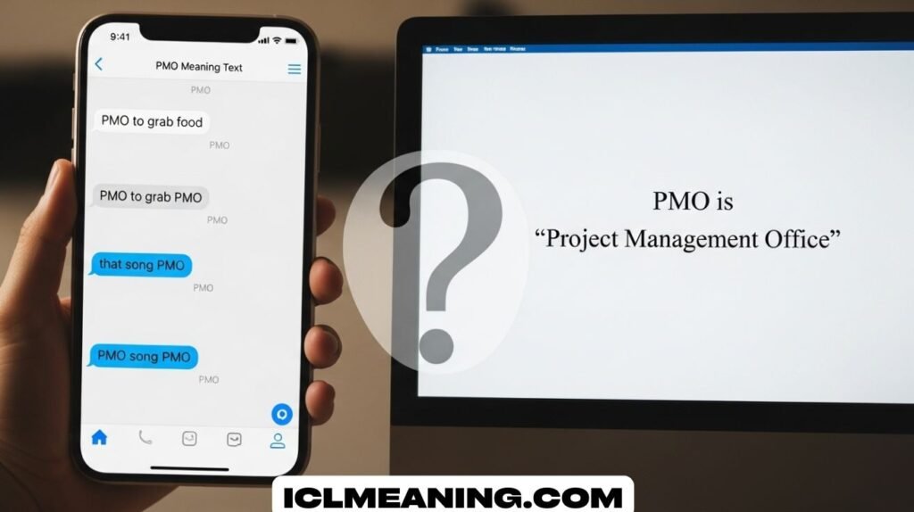 PMO Meaning in Text