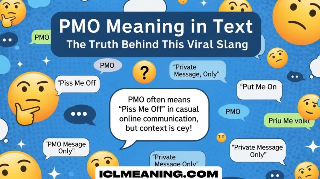 PMO Meaning in Text