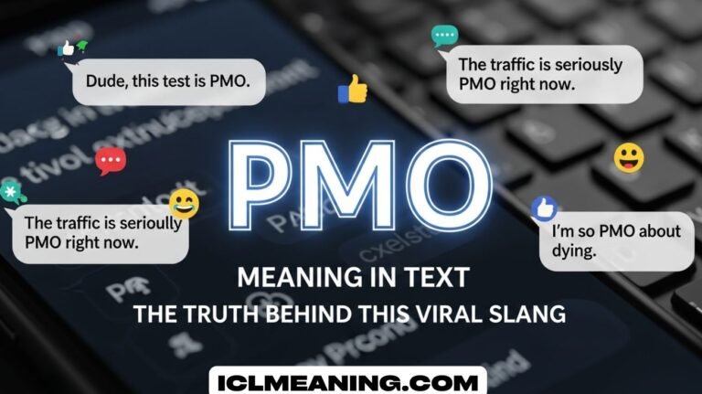 PMO Meaning in Text