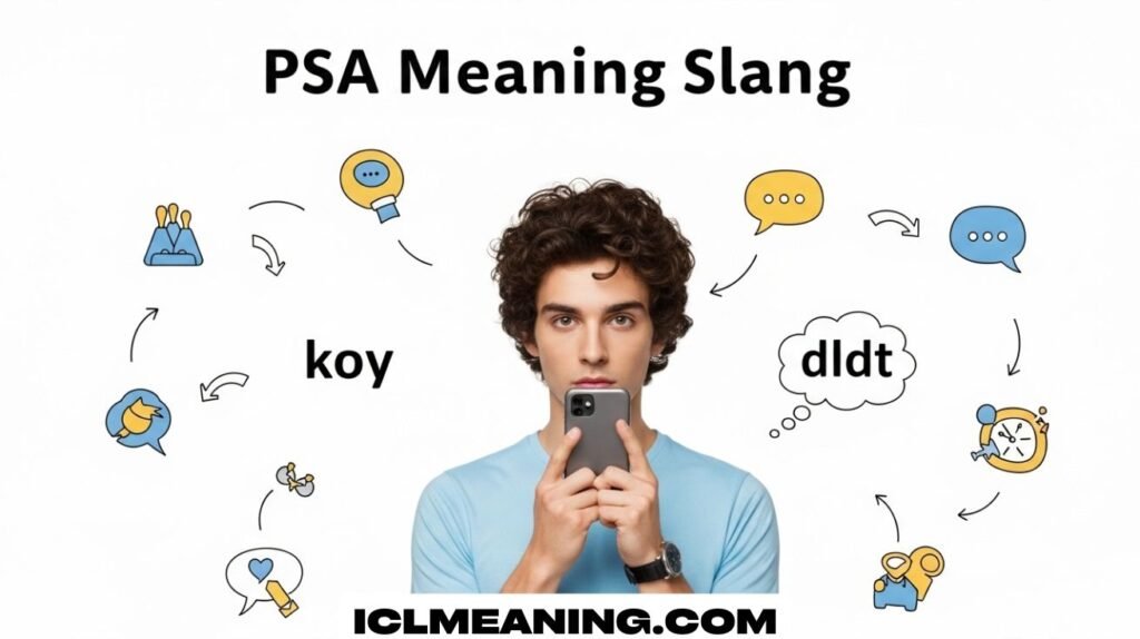 PSA Meaning Slang