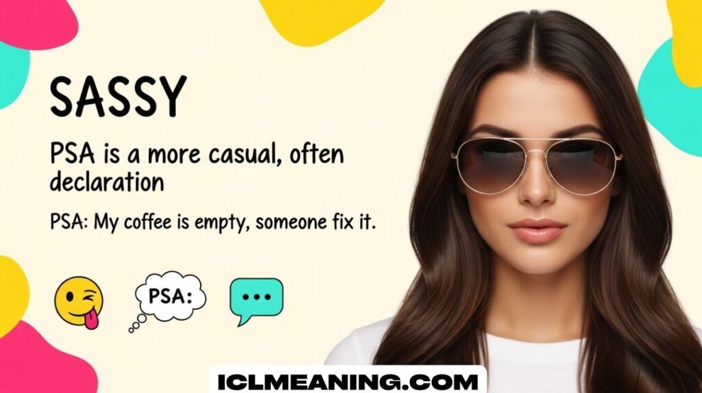PSA Meaning Slang
