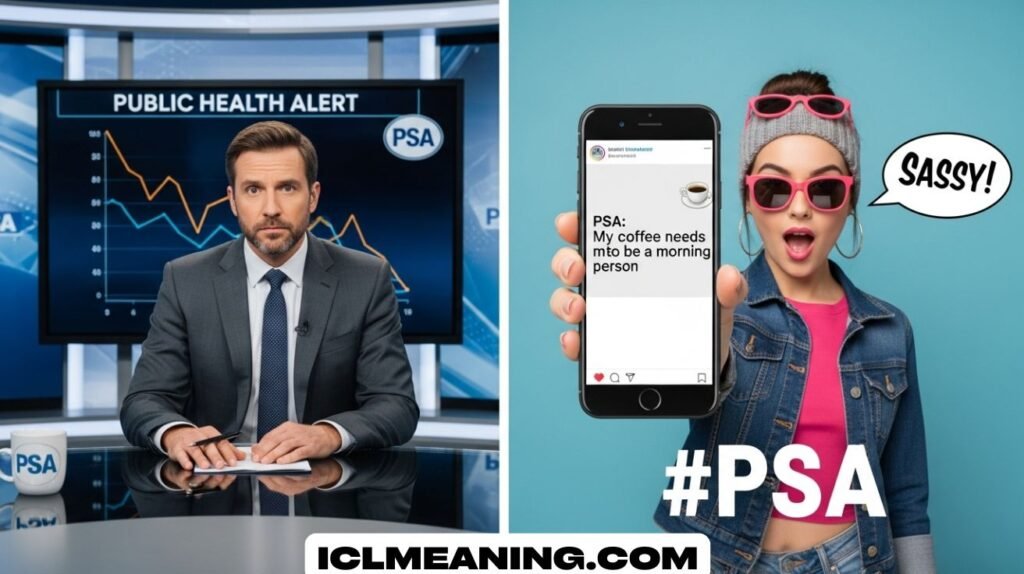 PSA Meaning Slang