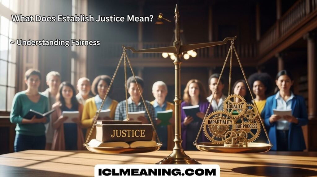 Establish Justice Mean