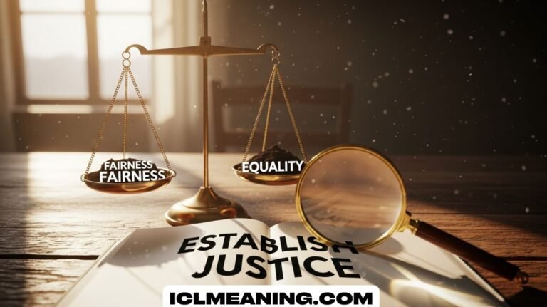 Establish Justice Mean