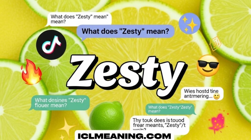 Zesty Meaning Slang