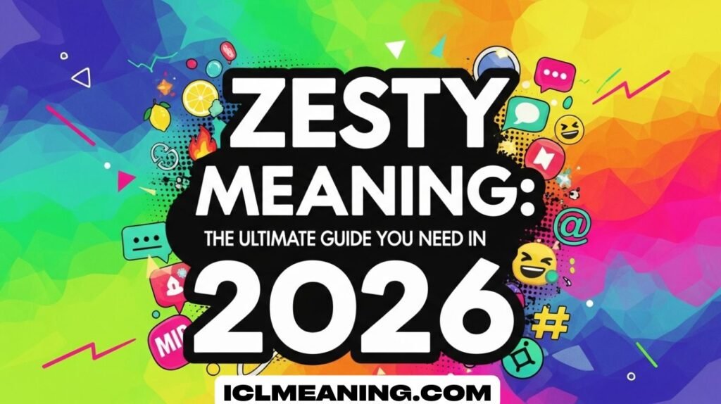 Zesty Slang Meaning