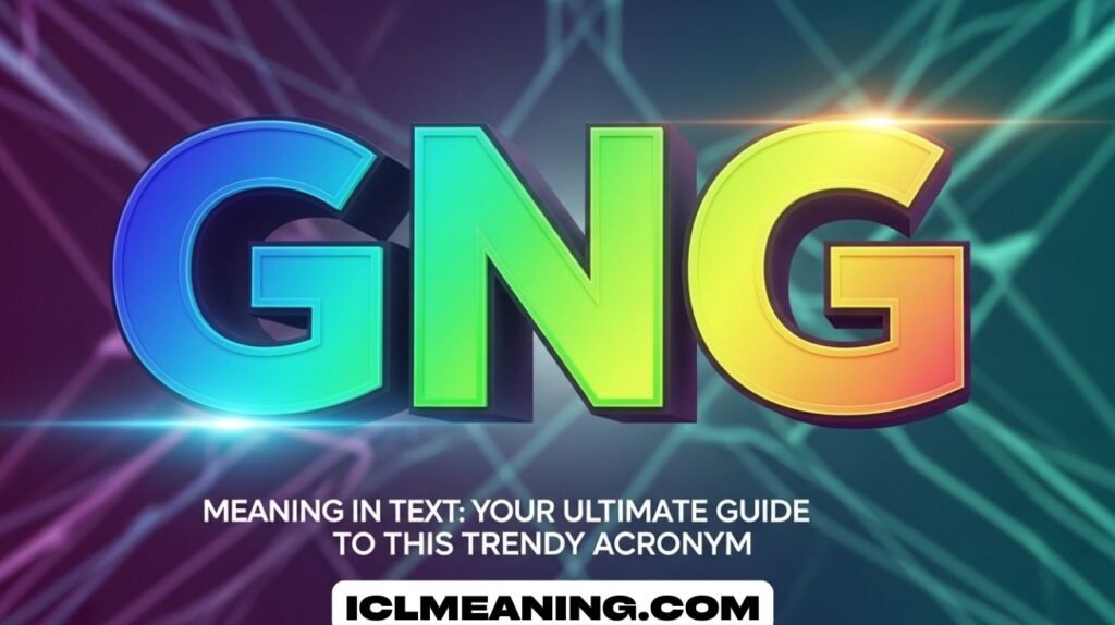 GNG Meaning in Text