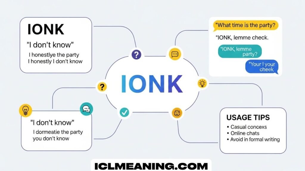 IONK Meaning in Text