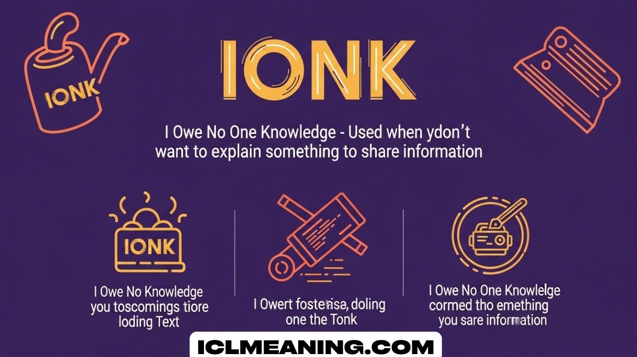 IONK Meaning in Text