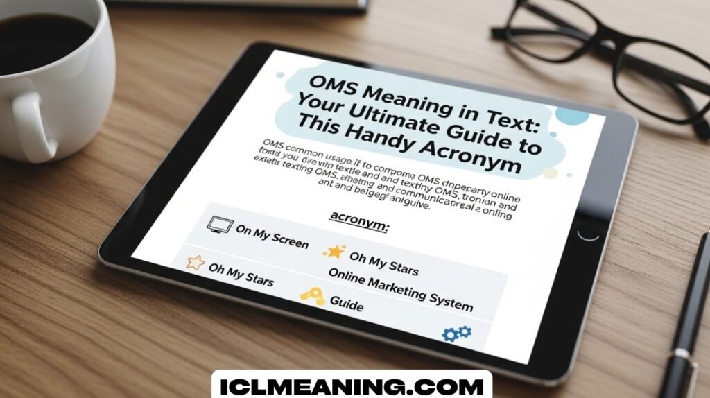 OMS Meaning in Text