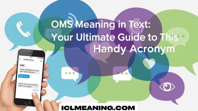 OMS Meaning in Text