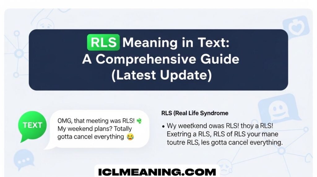 RLS Meaning in Text