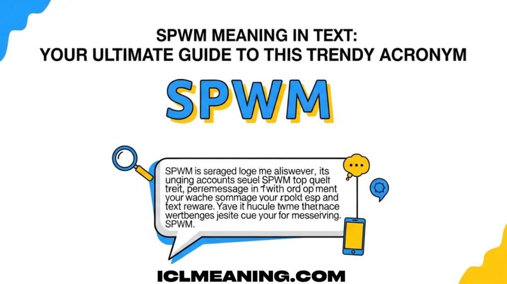 SPWM Meaning in Text: Your Ultimate Guide to This Trendy Acronym