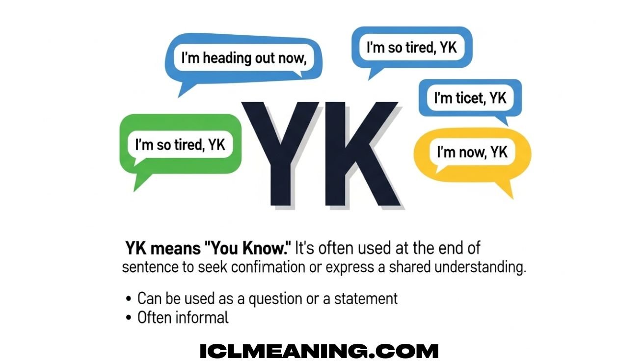 YK Meaning in Text