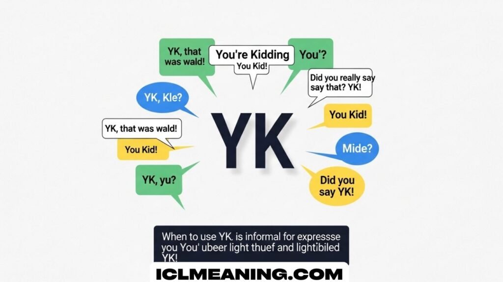 YK Meaning in Text