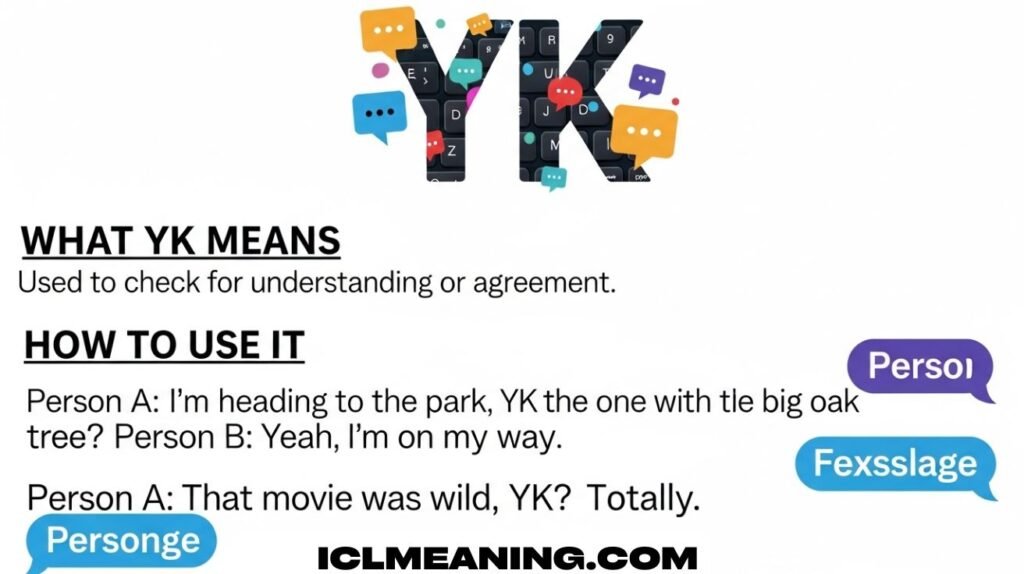 YK Meaning in Text