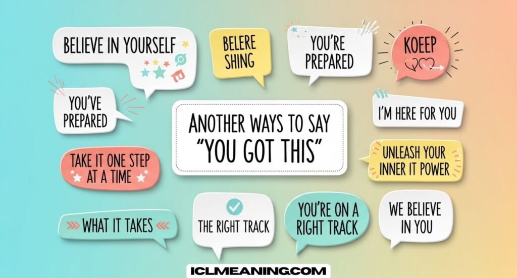 Alternative Another Ways to Say You Got This