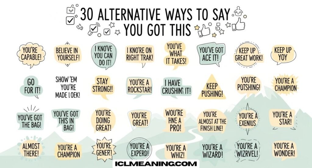 Alternative Another Ways to Say You Got This
