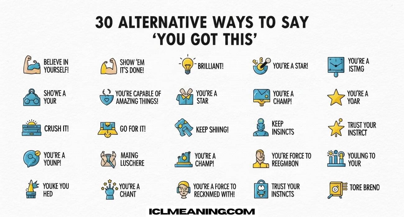 Alternative Another Ways to Say You Got This