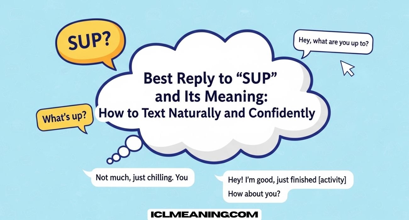 Best Reply to SUP and Its Meaning