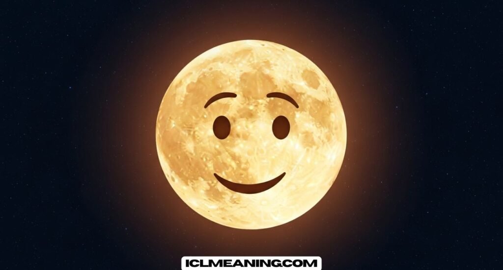 Current Phase of the Moon as an Emoji