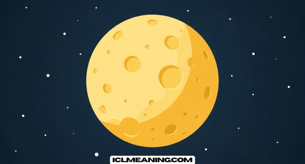 Current Phase of the Moon as an Emoji