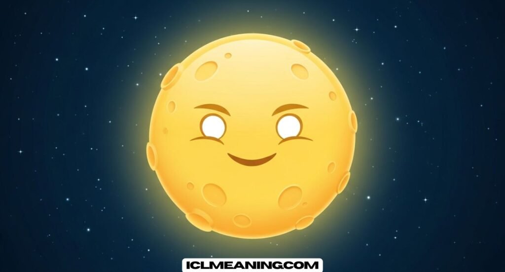 Current Phase of the Moon as an Emoji