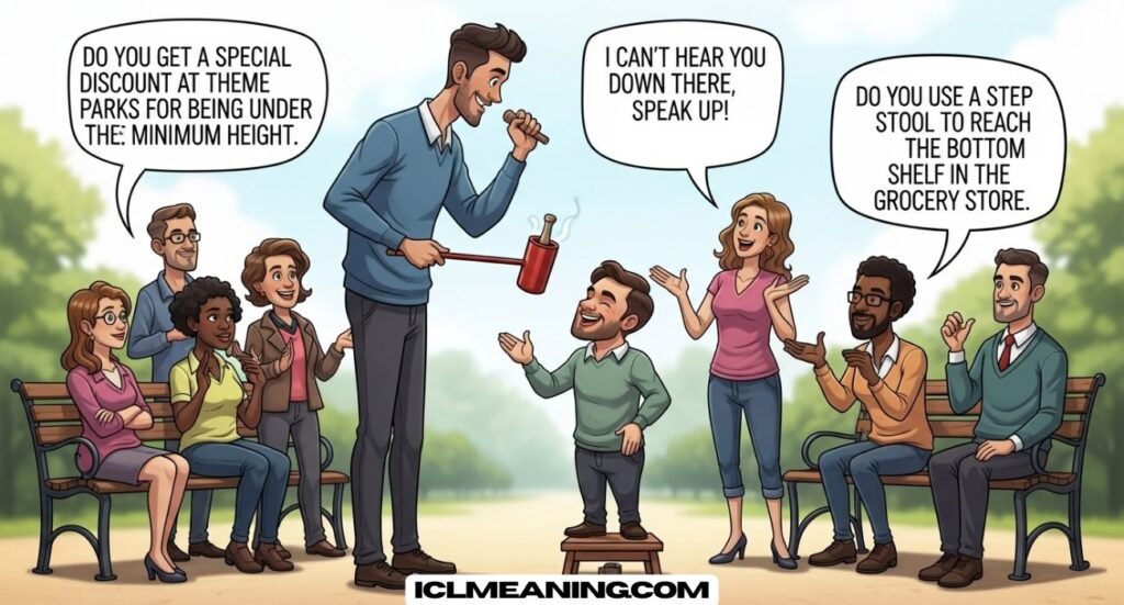 Funniest Roasts to Say to Short People