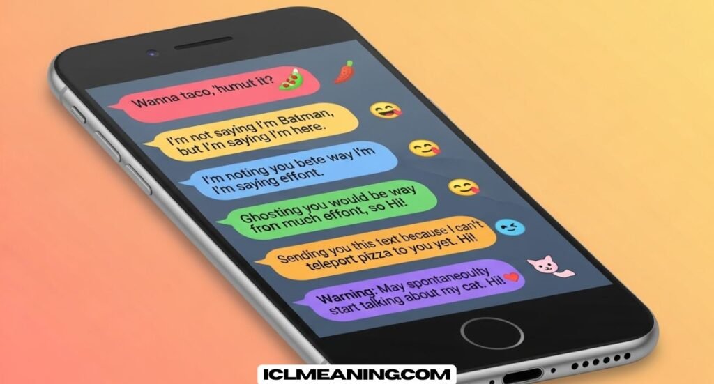 Funny Ways to Say “Hi Over Text”