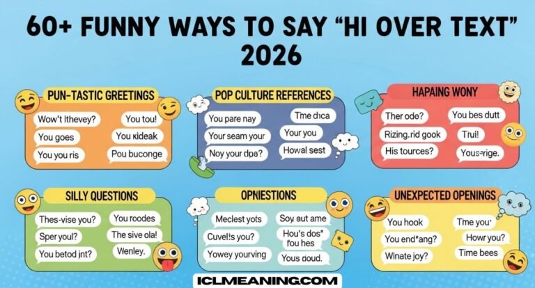 Funny Ways to Say “Hi Over Text”