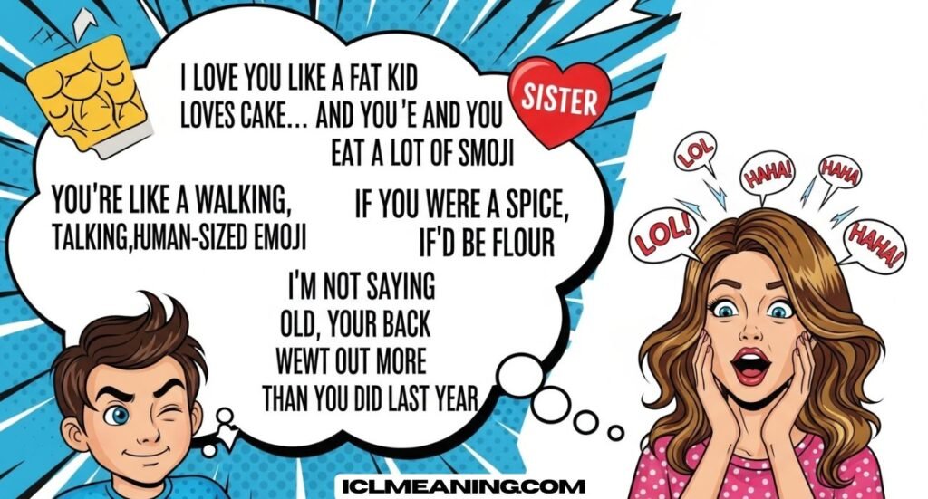 Hilarious Roasts to Say to Your Sister